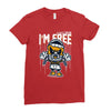 breaking out Ladies Fitted T-Shirt