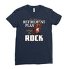 retirement plan bass rock Ladies Fitted T-Shirt