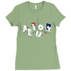 vowel party time Ladies Fitted T-Shirt