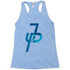 jake paul blue Racerback Tank