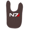 mass effect n7 logo Baby Bibs