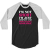 I Am Not Short I Am Just Compact 3/4 Sleeve Shirt