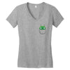 Mooncake Pocket Women's V-Neck T-Shirt