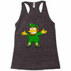 happy saint patrick day simpson Racerback Tank