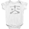 flux capacitor Baby Bodysuit