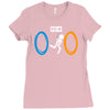 portal bathroom parody video game Ladies Fitted T-Shirt