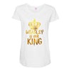 Weasley Is Our King Maternity Scoop Neck T-shirt