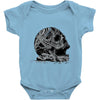 celtic skull Baby Onesie