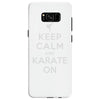 keep calm and karate on Samsung Galaxy S8