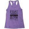 Born In September Racerback Tank