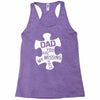 dad   you are my missing piece Racerback Tank