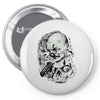 clown gun Pin-back button