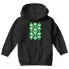 sad alien and daisy nineties grunge pattern Youth Hoodie