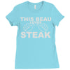 steak Ladies Fitted T-Shirt