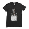 pocket koala bears Ladies Fitted T-Shirt