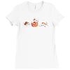 spooky kitties Ladies Fitted T-Shirt