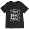 vintage made in 1990 perfectly aged a living legend V-Neck Tee
