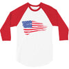 united states of america 3/4 Sleeve Shirt