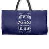 chocolat passion Weekender Totes