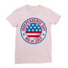usa fourth of july Ladies Fitted T-Shirt