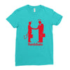 handshake Ladies Fitted T-Shirt