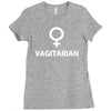 vagitarian sex hetero bucks night vegetarian male female costume Ladies Fitted T-Shirt