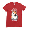fat life Ladies Fitted T-Shirt
