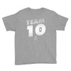 team 10  silver Youth Tee