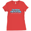 im from the future prezels thats all im saying Ladies Fitted T-Shirt
