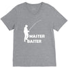 aster baiter mens rude fishing V-Neck Tee