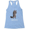 i woke up like this Racerback Tank
