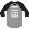 badass mechanic 3/4 Sleeve Shirt