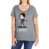 i rebel Ladies Curvy T-Shirt