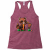 rocket around the Racerback Tank