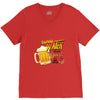 save water drink beer V-Neck Tee