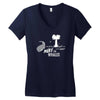 nuke the whales Women's V-Neck T-Shirt