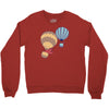 hot bear balloon Crewneck Sweatshirt