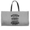 Super Cool Granny Of A Freaking Awesome Granddaughter Weekender Totes