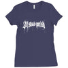 all shall perish logo Ladies Fitted T-Shirt
