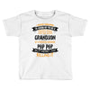 Super Cool Grandson Of A Freaking Awesome Pop Pop Toddler T-shirt