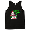 heapy new year funny santa claus christmas Tank Top