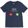 God is calling you V-Neck Tee