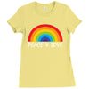 Peace &amp; Love Ladies Fitted T-Shirt
