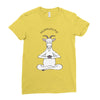 Yoga with Goat Ladies Fitted T-Shirt