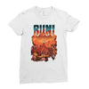 run! Ladies Fitted T-Shirt