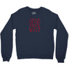 pop alphabet Crewneck Sweatshirt