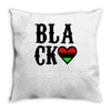 black love Throw Pillow