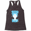 sad boy Racerback Tank