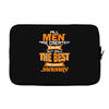all men are created equal but only the best are born in january 1 Laptop sleeve
