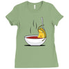 grilled cheese bath Ladies Fitted T-Shirt
